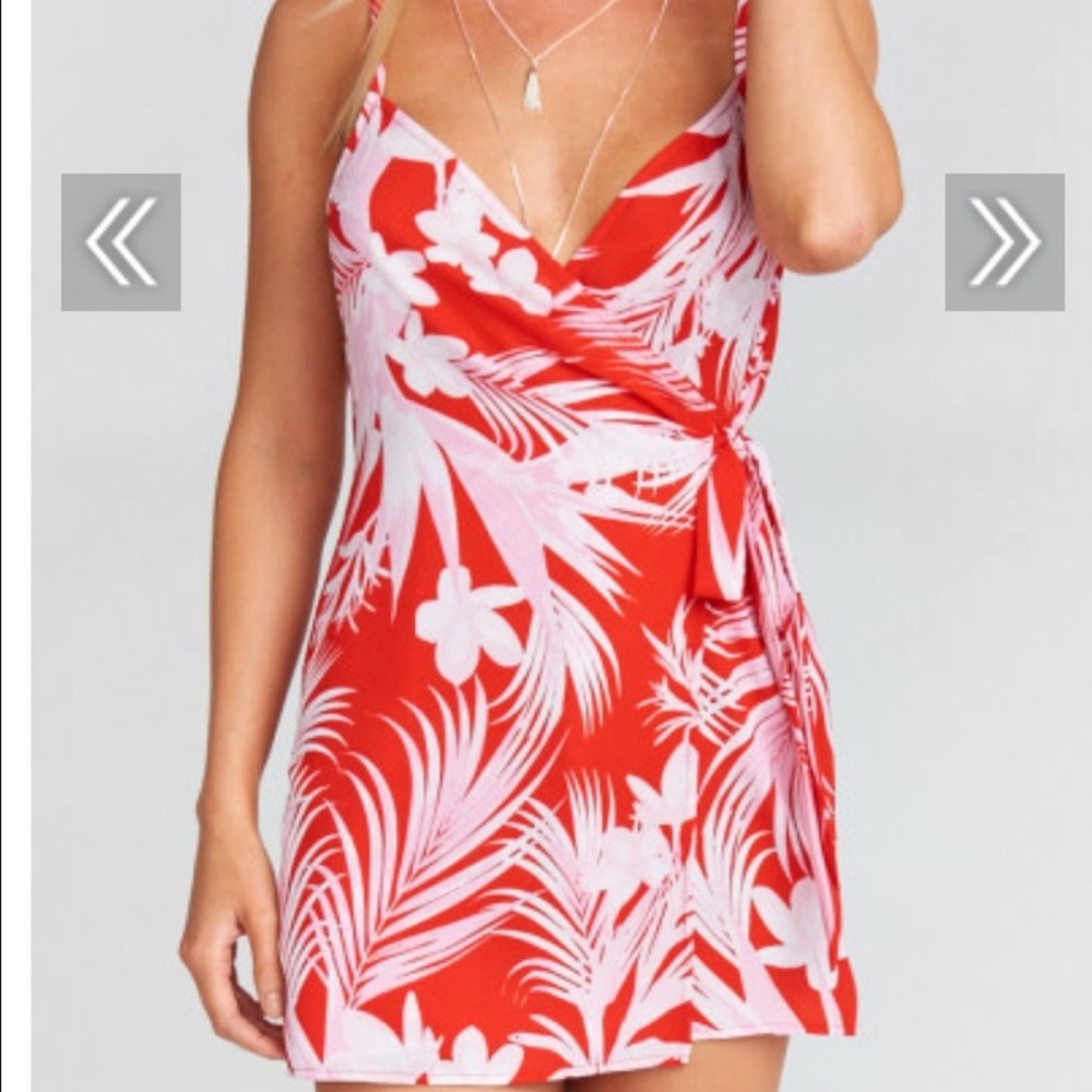 Show Me Your MuMu Red and White Floral Romper